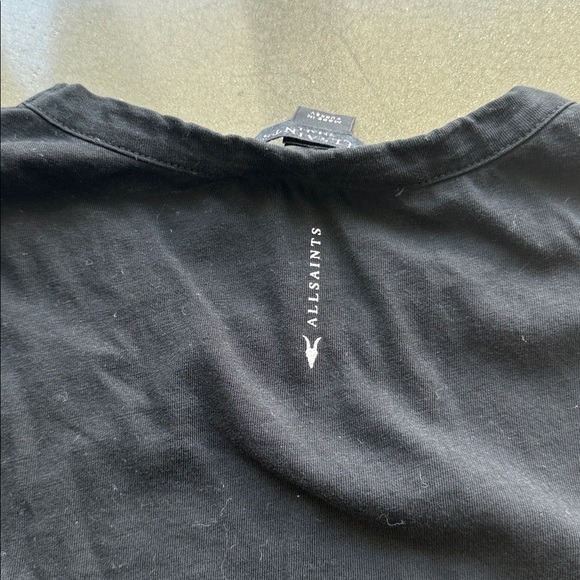 All Saints Crew Neck Short Sleeve T-Shirt - Picture 9 of 10
